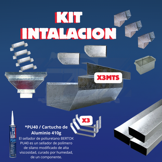 KIT INSTALACION 3MTS